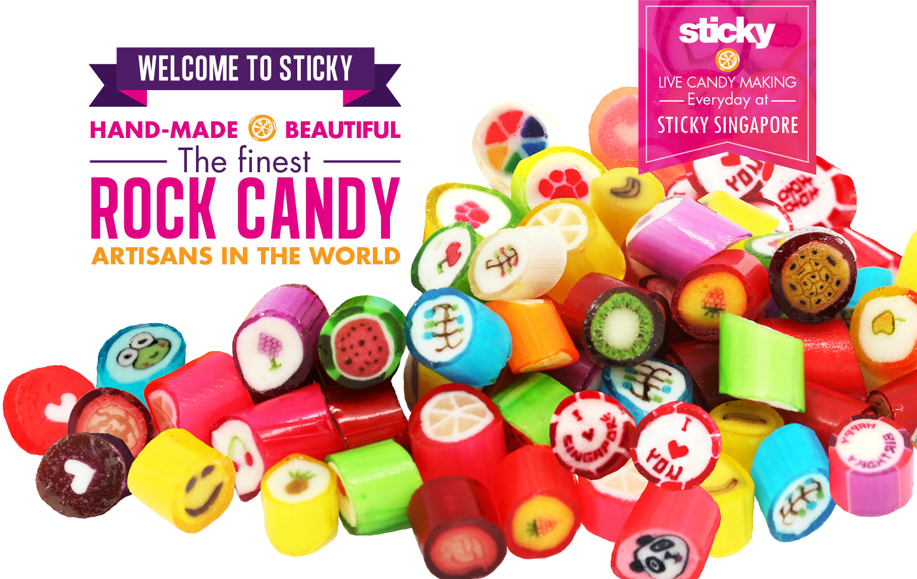 Sticky Singapore, Singapore's First Handmade Rock Candy Store